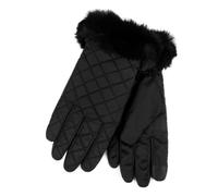 Isotoner® Ladies SmarTouch® Water Repellent Padded Gloves With Fur Cuff