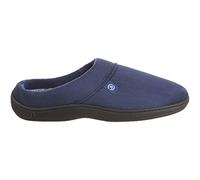 Isotoner Mens 91917 Devin Gel Infused Memory Foam Microsuede Black Size: Medium