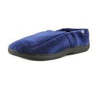Isotoner Men's Microterry Slip on Slipper Flat Sandals, Navy, 10 UK