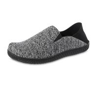 isotoner Men's Sport Knit Closed Back Slipper: Indoor/Outdoor Sole, Memory Foam, Machine Washable, Black, 11-12