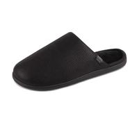 Isotoner® Mens Square Patterned Smart Mule Slipper