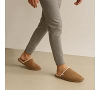 Isotoner® Mens Suede Mule With Water Repellency Tan UK Size 9