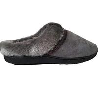 isotoner Signature® Women's Microsuede Nika Hoodback Slipper, Size 7.5-8 Medium, Ash