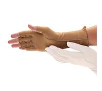 Isotoner Therapeutic Glove, Open Finger Compression Glove, 23-32 mmHg, Right, Small