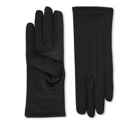 Isotoner Women’s Spandex Cold Weather Stretch Gloves with Warm Fleece Lining, Black, One Size