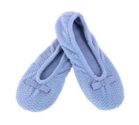 Isotoner Women's Chevron Microterry Ballerina Slipper