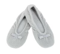 Isotoner Women's Chevron Microterry Ballerina Slipper