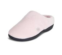 Isotoner Women's Classic Hoodback W Memory Foam Slip on Slipper, Peony, 5.5/6 UK