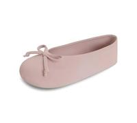 isotoner womens Classic Stretch Spandex Ballet Slippers, Light Pink, 6.5-7.5