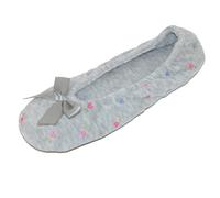 Isotoner Women's Embroidered Terry Ballerina Slippers