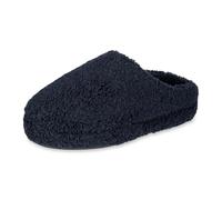 isotoner Women's Indoor/Outdoor Slip-on Fiona Clog Slippers with Memory Foam, Navy Blue, 9.5-10