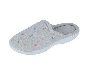 Isotoner Women's Indoor/Outdoor Slip-on Secret Sole Clog Slippers With Memory Foam Comfort and Heal SuppportSlipper
