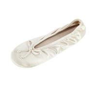 Isotoner Women's Satin Classic Ballerina Slippers