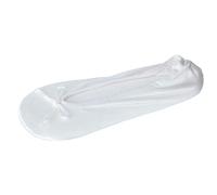 Isotoner Women's Satin Classic Ballerina Slippers, XLarge, White