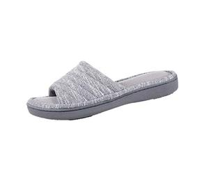 Isotoner Women's Space Dyed Andrea Slide Slipper with Moisture Wicking for Indoor/Outdoor Comfort and Arch Support