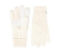 Isotoner Women's Cable Knit Gloves with Touchscreen Palm Patches, Ivory, One Size