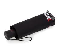 Isotoner X-tra women's umbrella, solid, ultra water repellent, automatic opening/closing, Black, ST