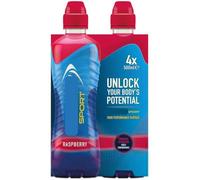 Isotonic Drink Sport 4 x 500ml - Raspberry - Scientifically Proven to Enhance Hydration and Fuel Performance - Unlock Your Body Potential
