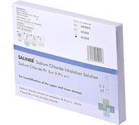 Isotonic Saline Solution for Inhalation NaCl 0.9% - Inhalation Saline Solution for Humidifying The Airways 20 x 2.5ml Sterile Unit-dose Vials
