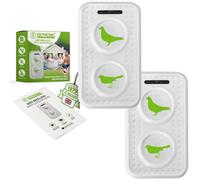 Isotronic Ultrasonic Bird Repellent For Repelling Pigeons, Sparrows, Seagulls & Crows - Battery-Operated Scarer Balcony, Roof &
