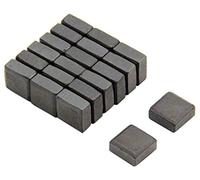 Isotropic Y30 Ferrite Magnet for Arts, Craft, Science and DIY - 10mm x 10mm x 5mm thick - 0.08kg Pull - Pack of 200