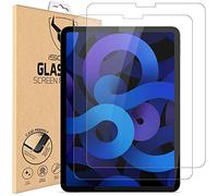 iSOUL 2-Pack Screen Protector for iPad Air 4 10.9-Inch, iPad Pro 11-Inch (2020 and 2018 Release), Face ID Compatible, Tempered Glass Film iPad Air 4th Generation Screen Protector