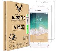 ISOUL [4 Pack] Screen Protector for Apple iPhone 8 iPhone 7 Tempered Glass Film 9h HD, 0.28mm Premium Accessories Shatterproof Protection 4.7" Inch [Easy Installation] [Ultra Strong]