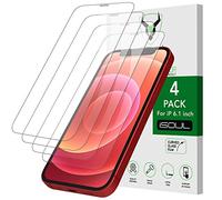 iSOUL 4-Pack Screen Protector for iPhone 12/12 Pro 6.1 Inch, Tempered Glass HD Film [LifetimeSupport, ScratchProof & ShatterProof] [Case Friendly & Ultra HD iPhone 12 Screen Protector]