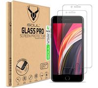 iSOUL [4 Pack Screen Protector For iPhone SE 2020 4.7" [Anti-Scratch] [Case Friendly] 0.28mm Tempered Glass Film