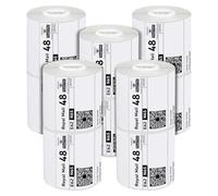 iSOUL 4X6 Direct Thermal Printer Labels Roll 100mm x 150mm 500 White Permanent Adhesive Shipping Labels Rolls Compatible with Etsy, Shopify, Ebay, Amazon, Royal Mail, FedEx (10 Rolls)