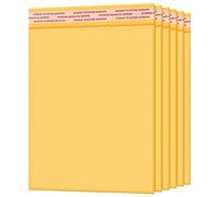 iSOUL A4 Postage Padded Bubble Envelope, Self Seal Padded Postal Lightweight Bag for Shipping, Packaging, Gift Wrap Pack of 5