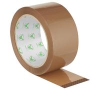iSOUL Brown Packing Tape - 1 Rolls [48MM x 66M] Strong Heavy Duty Packaging Tape for Moving Boxes, Postal Bags, Parcels Boxes, Secure Sticky Seal, Packing Boxes| Brown Parcel Tape
