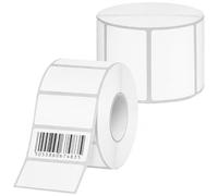 iSOUL Direct Thermal Labels, 50mm x 25mm Self-Adhesive Perforated UPC Barcode FBA Labels Stickers Compatible with Rollo, Zebra, MUNBYN, Toshiba, Citizen, Eltron Printers 1 Roll