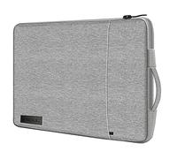 iSOUL Laptop Sleeve Compatible for 13.3-Inch Notebook Tablet iPad Tab, Compatible with 13" MacBook Pro and MacBook Air, Shock Resistant Bag Case with Accessory Pocket, Grey