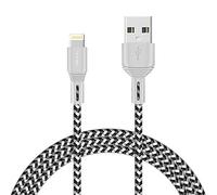 iSOUL Lightning iPhone Charger Cable, 1 Meter 3.3ft Braided USB Cord for iPhone 14 13 12 11 Pro XS Max XR X 10 8 7 6s Plus, iPad Air Pro Mini, iPod Ultra Fast Sync & Charging