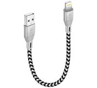 iSOUL Lightning iPhone Charger Cable, 1ft / 30CM Braided USB Cord for iPhone 13/12/11/Pro/XS/Max/XR/X/10/8/7/6s Plus, iPad Air/Pro/Mini, iPod [Ultra Fast Sync & Charging]