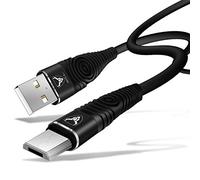 iSOUL Micro USB Cable [Heavy Duty] Nylon Braided Data Sync Fast Charger Charging Cable Lead Cord Compatible with Samsung, Nexus, Huawei, Sony, Android Smartphone, LG, HTC, PS4 and More (1m, Black)