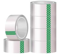 iSOUL Parcel Tape, 6 Rolls Packing Tape Strong Heavy Duty Clear Tape 48mm x 66m For Packing Boxes Packaging Tape Moving tape Parcel Tape Strong Clear, Packing Tape Strong for Moving House