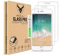 iSOUL Screen Protector for iPhone 6 Plus and iPhone 6s Plus, 5.5-Inch, Tempered Glass Film HD, 2-Pack