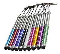 ISOUL Stylus For iPhone, Samsung Tablet - 10 Pack Retractable Capacitive Touch Pen Styli For iPad, iPhone, Chromebook, Smart Phone