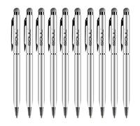 ISOUL Stylus Pen, Pack of 10, for Touch Screens, Compatible with Apple iPad, iPhone, Samsung Galaxy, Oneplus, Pixel, Mobile Phones & Tablets (Rainbow)