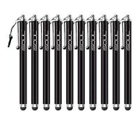 ISOUL Stylus Touch Pen, [10 PACK] Styli Capacitive Touchscreen Pen Steel Stylus For All Smartphones, iPhone, iPad Mini, Pro, Galaxy, Note, Tab, Nexus, OnePlus, Stylus Pens for Tablets