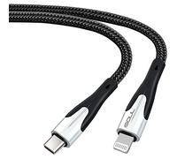 iSOUL USB C to Lightning iPhone Charger Cable, 6.5ft/2m for iPhone 13/12/11/ Pro/Max/X/XS/XR/XS Max/ 8/ Plus, Supports Power Delivery (For Use With Type C Chargers)