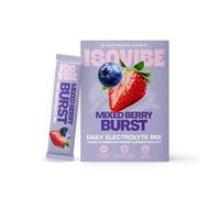 ISOVIBE Electrolyte Sachets Mixed Berry Burst - Hydration Powder with Vitamin C, B6 & B12 | No Added Sugar, Immune Support, Energy Boost | 10 Single-Serve Sachets for Daily, Workout & Travel
