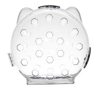 ISOYTERO Cat Helmet for Grooming Transparent Cat Muzzle with Breathable Hole Anti Bite Head Cover Suit for 2.5-5kg cats Bathing, Grooming or Nail Trimming S Helmet for