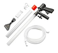 ISOYTERO Fish Tank Cleaner Pneumatic Aquarium Cleaner Multi-Purpose Aquarium Siphon Professional Vacuum for Gravel Water Exchange Algae Removal Fish Tank