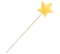 ISOYTERO Star Wand 13.8x3.2'' Charming Cloth Star Fairy Wand Easy to Wave Portable Princess Mix & Match for Dress-Up Performances Birthday Parties and Festivals
