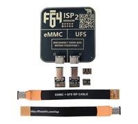 ISP Adapter Board and Flat Cable Set for EMMC UFS Programming, F64 ISP V2 Repair Set for Phone Motherboard Service Station Use Daily