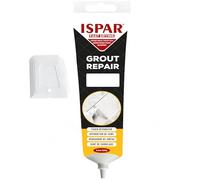 Ispar Tile Grout, 250 g White Grout Reviver, Fast Drying Premixed Grout Repair Kit with Spatula, Ideal for Bathroom, Kitchen & Floor Tiles Renewal