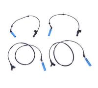 iSpchen 4pcs ABS Sensor Wheel Speed Front Rear Left Right 34526752681 for BMW 325CI 330CI /AT 330I M3 ABS Sensor Replacement 34526752682 34526752683